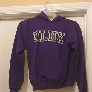 Gildan Purple Hoodie Sweatshirt